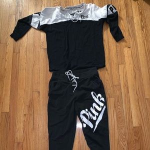 (Pink) Victoria’s Secret Joggers Set